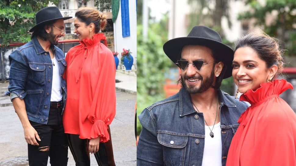 Ranveer Singh kisses Deepika Padukone at airport, trolls call them &#039;insecure of Katrina-Vicky&#039; wedding - Watch