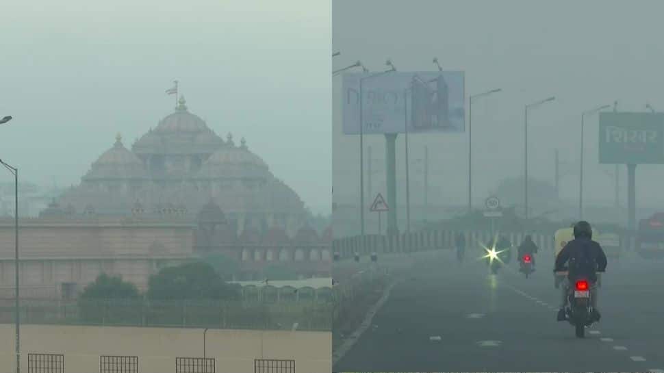 Delhi menyaksikan penurunan suhu, kualitas udara tetap dalam kategori ‘sangat buruk’ |  Berita India