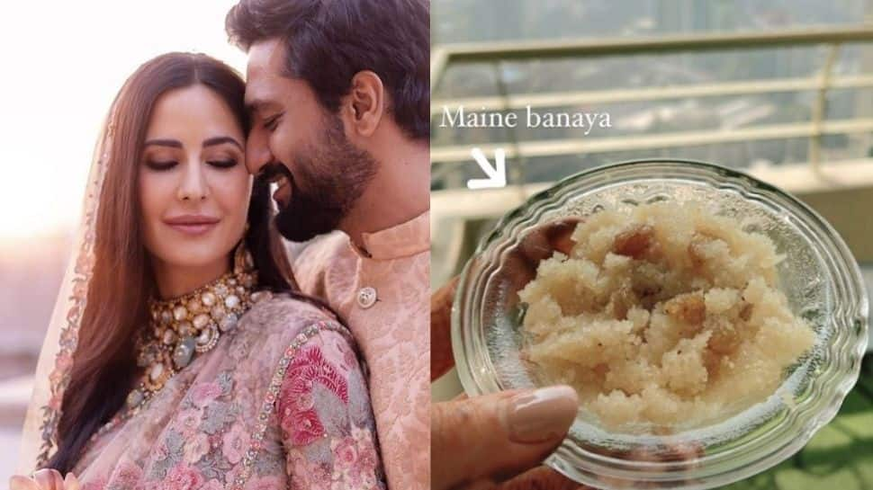 New bride Katrina Kaif performs 'pehli rasoi' ritual, shares pic of delicious suji halwa