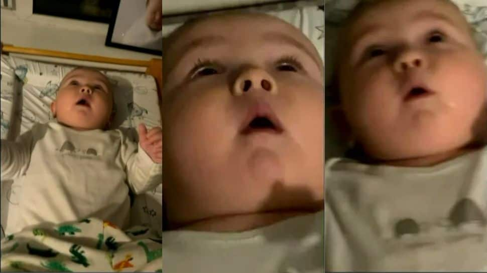 ‘Alright bruv’: Infant surprises mother with his first words in viral video- Watch