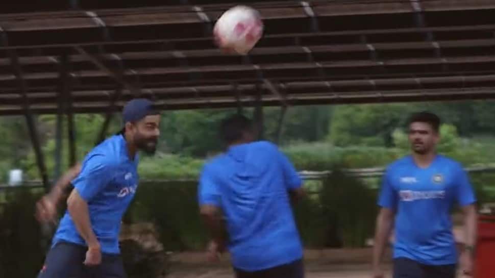 India vs South Africa 2021: Virat Kohli, Rahul Dravid and other Team India members play footvolley to ‘recharge their batteries’ - WATCH