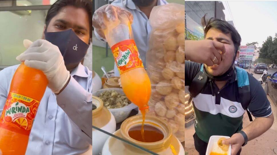 Street vendor makes Mirinda golgappa in viral video, internet is disgusted- Watch