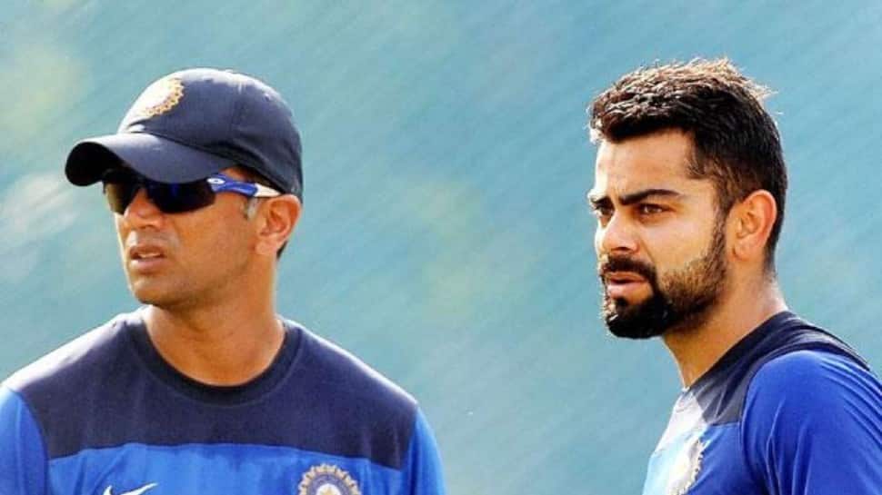 India vs South Africa 2021: Rahul Dravid gives batting tips to Virat Kohli during Team India's first full training session - WATCH