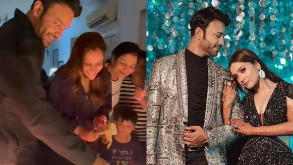 Inside Ankita Lokhande&#039;s midnight birthday celebration with hubby Vicky Jain: Pics