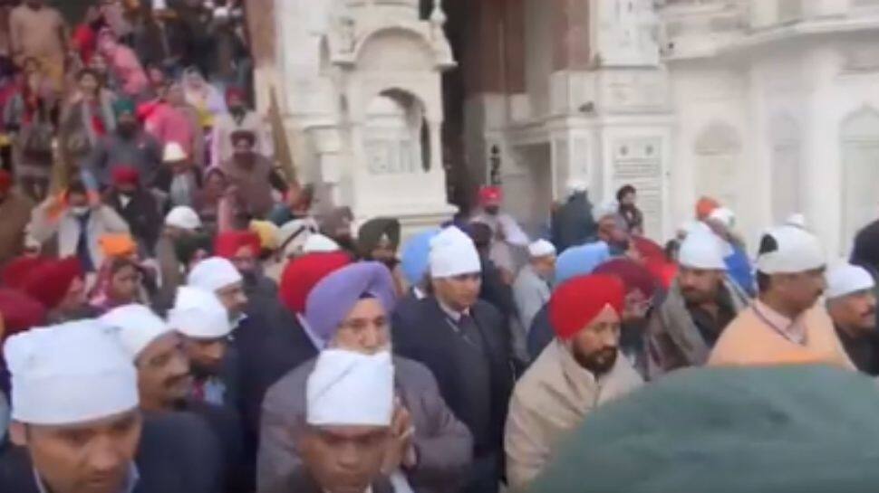 Punjab CM Charanjit Channi visits Golden Temple day after man lynched over 'sacrilege' attempt