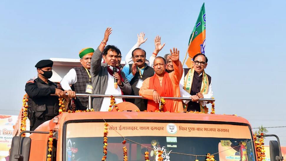 UP elections: Six BJP heavyweights including CM Yogi Adityanath kick off  &#039;Jan Vishwas Yatras&#039;