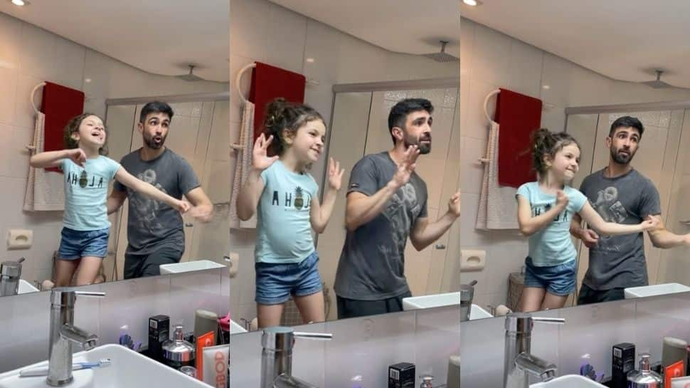 Little girl dances to Harrdy Sandhu’s Bijlee Bijlee with her father in viral video, internet loves it- Watch