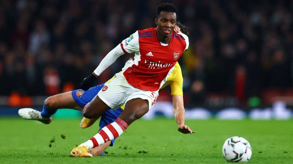 Eddie Nketiah hat-trick fires Arsenal past Sunderland into League Cup semifinal