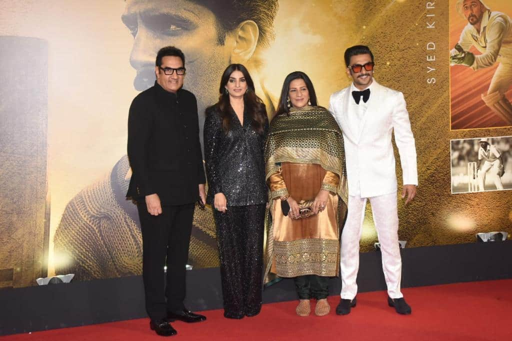 Ranveer Singh's family attends the screening