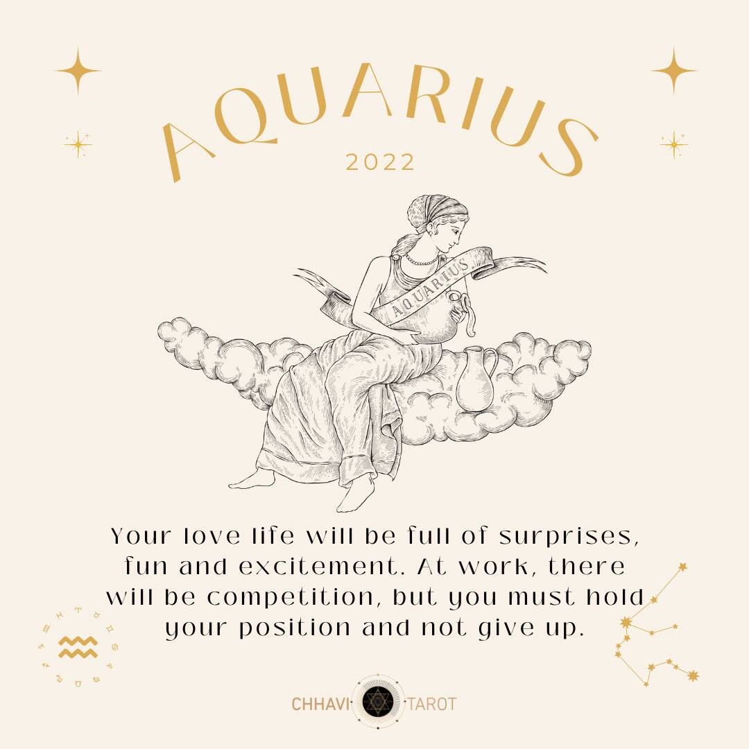 Aquarius Horoscope 2022: Tarot Predictions for love, career, finance & health