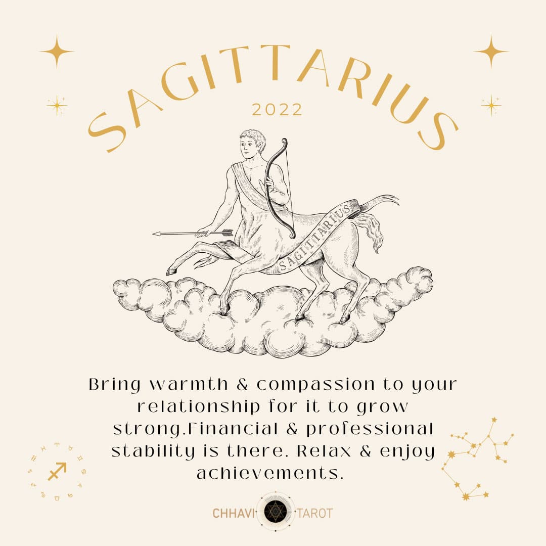Sagittarius Horoscope 2022: Tarot Predictions for love, career, finance & health