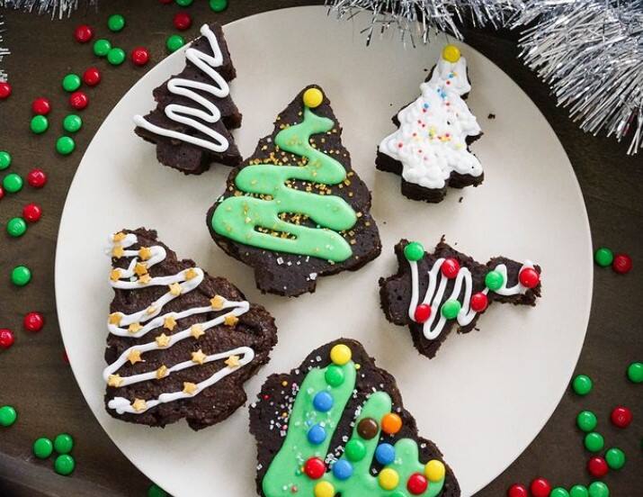 Christmas Tree brownies