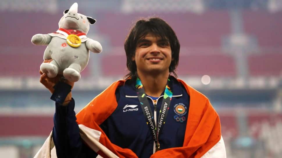 Neeraj Chopra won a gold medal with a best of 82.23 metres, a personal best, at the 2016 South Asian Games. He fell agonizingly short of the 83-meter mark, needed for Olympic qualification. (Source: Twitter)