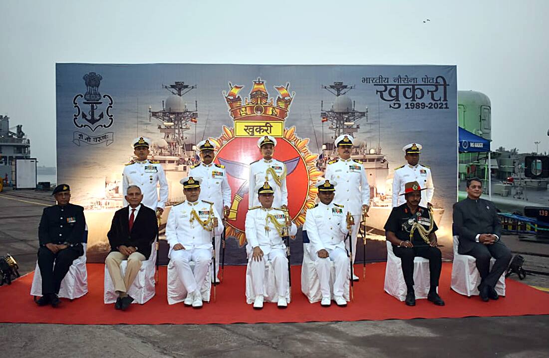 Officials bid adieu to INS Khukri