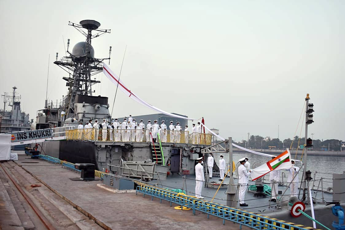 When INS Khukri officially joined the Indian Navy