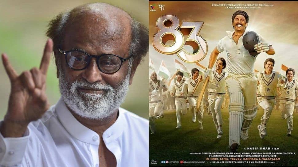 Rajinikanth gives thumbs up to Ranveer Singh-starrer ‘83’, calls it ‘magnificent’!