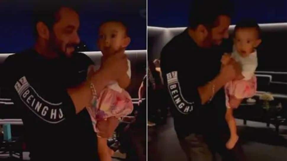 Salman Khan grooves to Tamma Tamma song with niece Ayat in cute video- Watch!