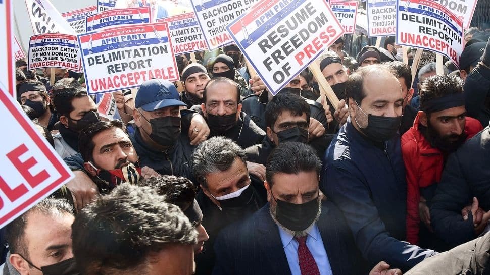 People of Kashmir can’t be suppressed: Apni Party as police foils protest march