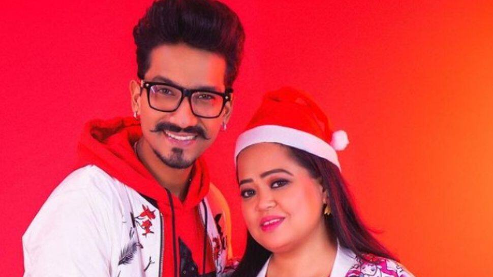 Bharti Singh cradles baby bump with hubby Haarsh Limbachiyaa in adorable pic