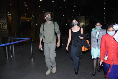 Alia Bhatt-Ranbir Kapoor spotted at airport