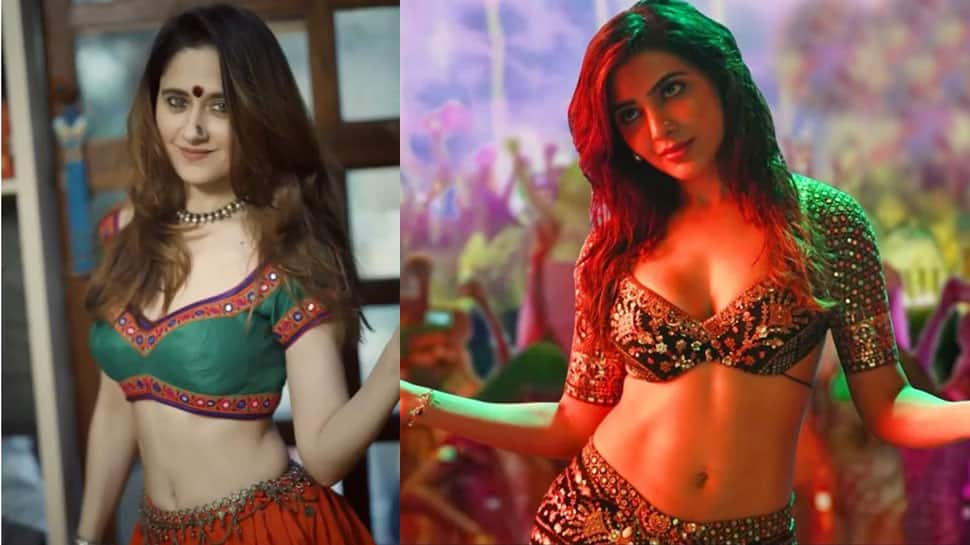 TV actress Sanjeeda Shaikh grooves to Samantha Ruth Prabhu&#039;s sizzling song &#039;Oo Antava&#039; - Watch