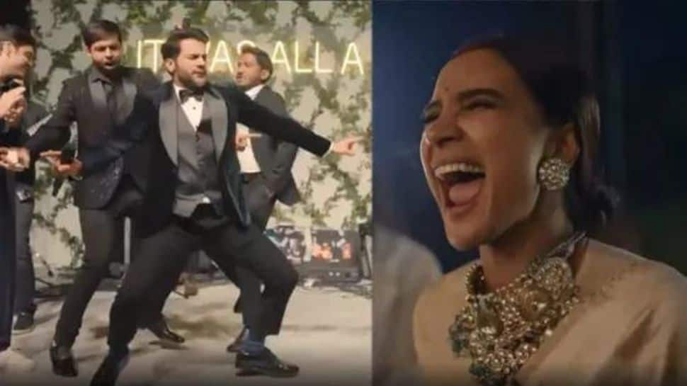 Rajkummar Rao sings &#039;Maeri&#039; for Patralekhaa at his wedding reception, breaks into bhangra – WATCH!