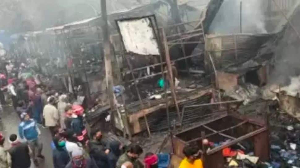 80 shops in Delhi’s Chandni Chowk gutted by massive fire