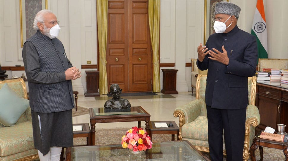 PM Narendra Modi meets President Ram Nath Kovind, briefs him about security breach during Punjab visit