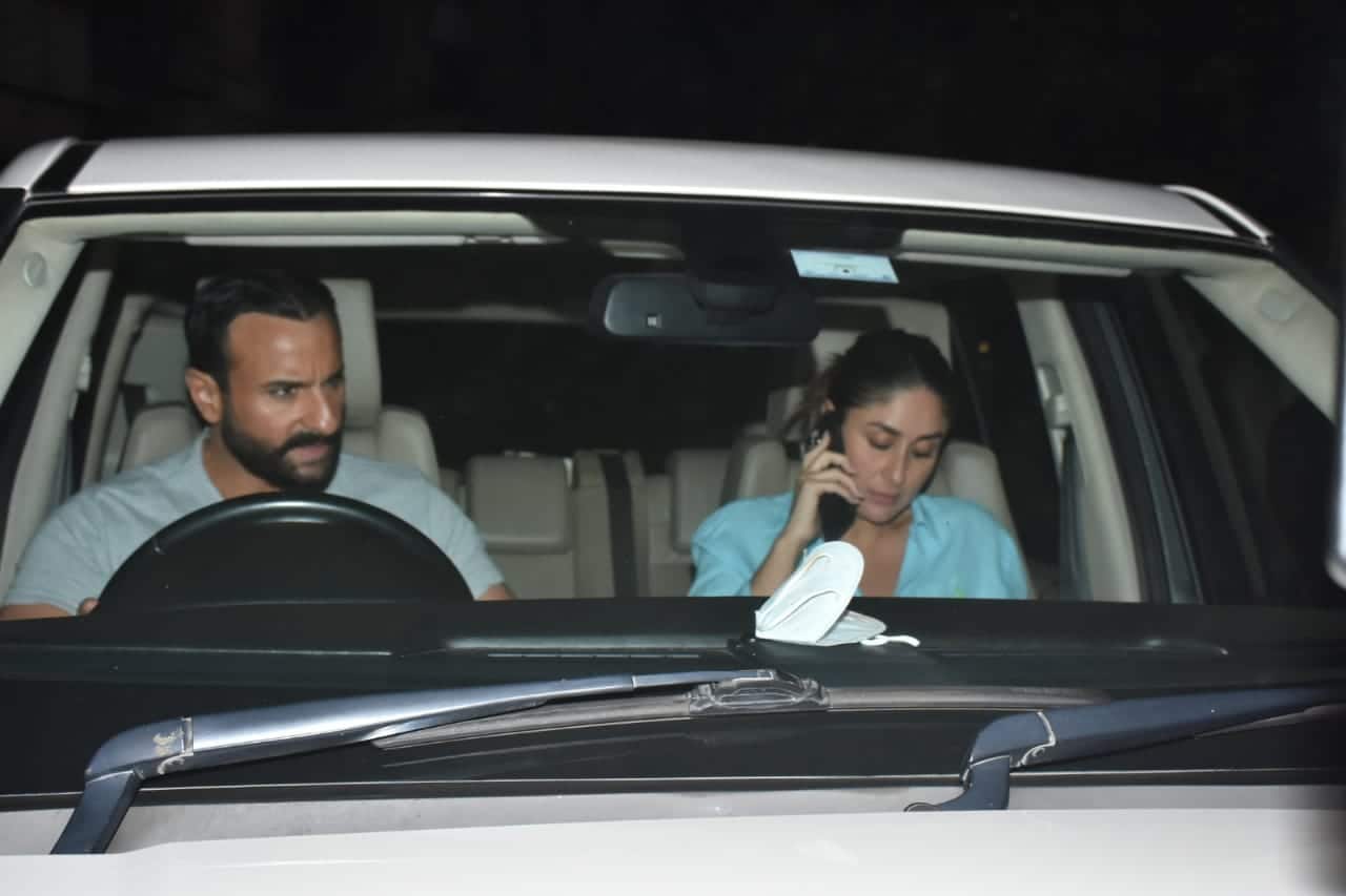 Saif decided to take wifey Kareena on a drive