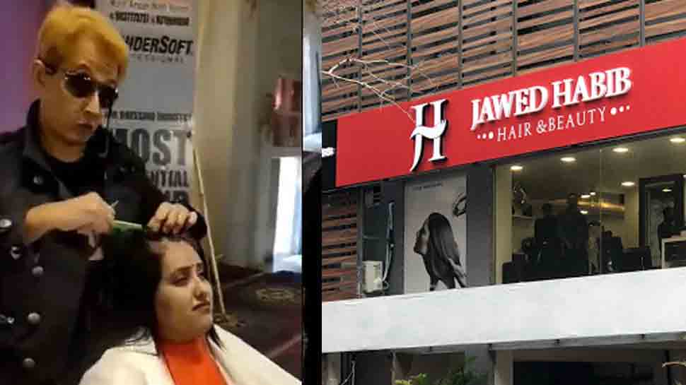 He misbehaved a lot: Woman who was spat on her head by hairstylist Jawed  Habib | People News | Zee News