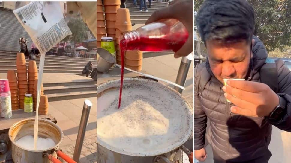 Food blogger tries Rooh Afza chai in viral video, leaves internet in shock- Watch 