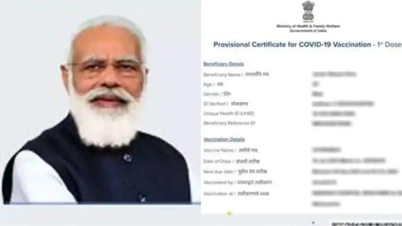 No PM Narendra Modi photo on vaccination certificates in poll-bound states: Report