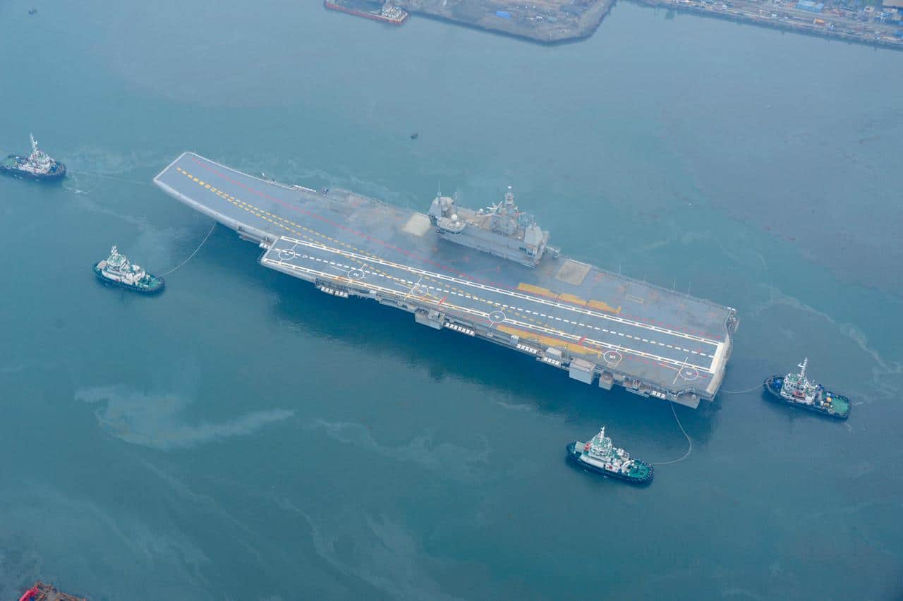 IAC Vikrant is a 262 metres long warship