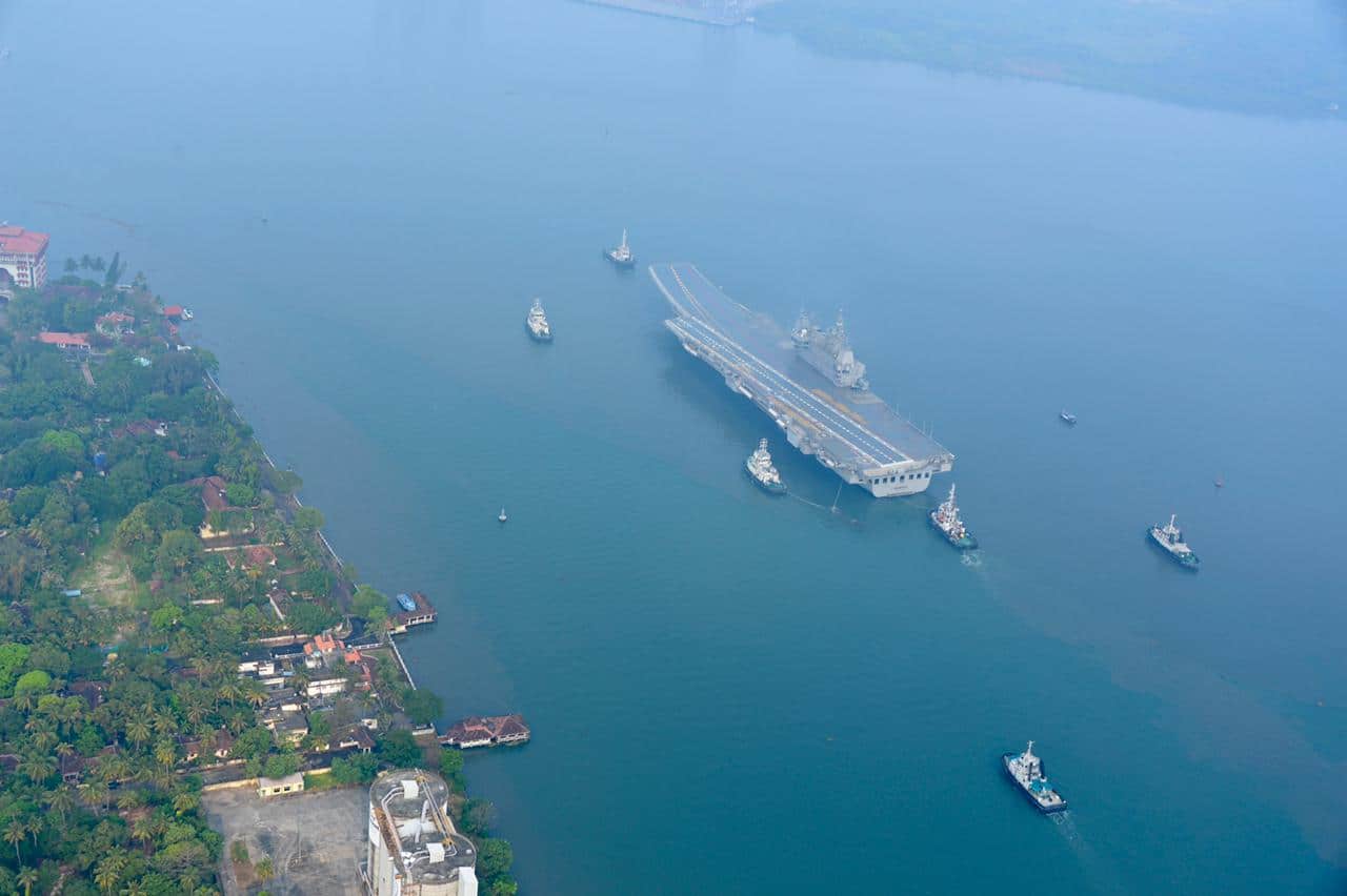 IAC Vikrant is now sailing to undertake complex manoeuvres