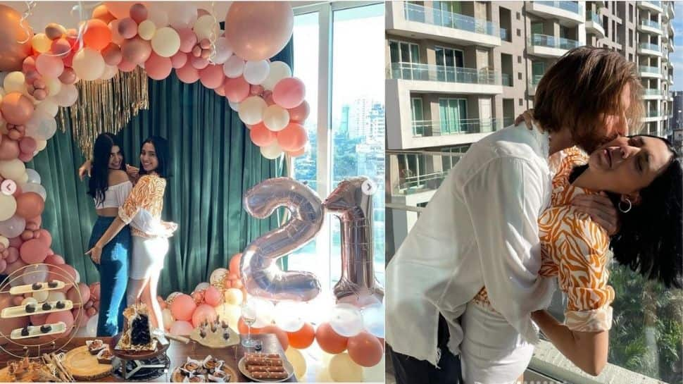 Inside Aaliyah Kashyap’s birthday bash: Huge dessert spread, kisses from boyfriend Shane Gregoire 