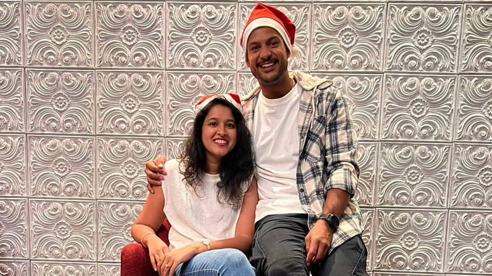 Team India opener Mayank Agarwal with wife Aashita Sood, who turned 29 on Sunday (January 9). The couple got married back in April 2018. (Source: Twitter)