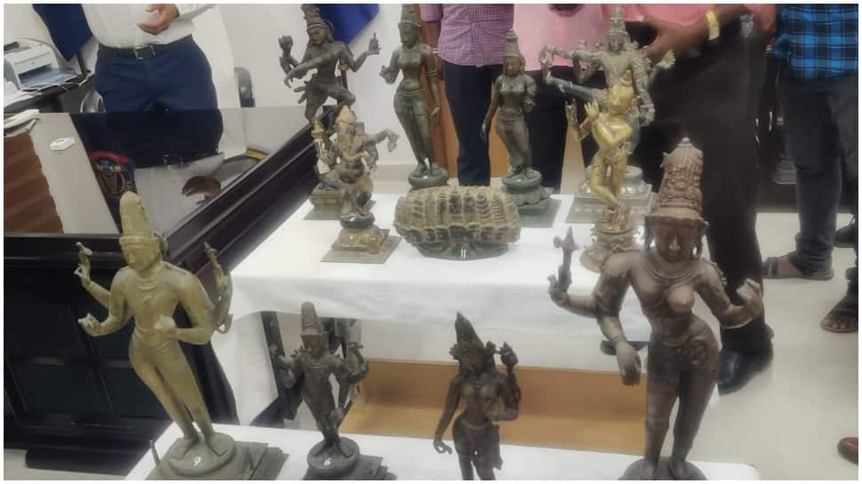 Antique idols of Indian deities worth nearly Rs 40 crore seized in Chennai 