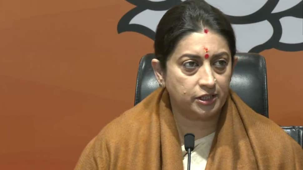 BJP’s Smriti Irani tears into Congress, asks who sought to benefit in party from PM Narendra Modi&#039;s security breach