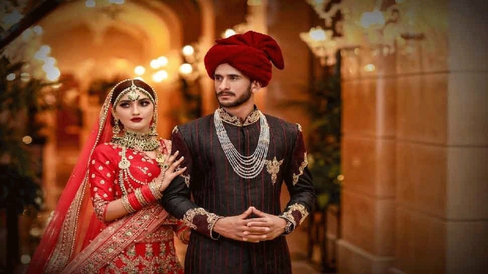 Pakistan pacer Hasan Ali is married to Samiya Arzoo, who hails from Chandeni village in Haryana’s Palwal district. Her father Liaquat Ali is a retired Block Development Officer working with the Haryana government. (Source: Twitter)