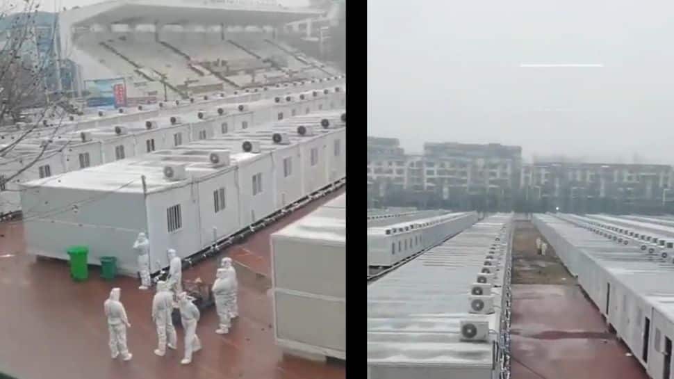 People in China forced to live in cramped metal boxes under draconian zero Covid policy - watch thumbnail