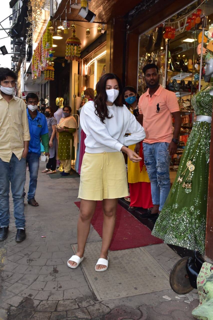 Gauahar Khan spotted in Andheri