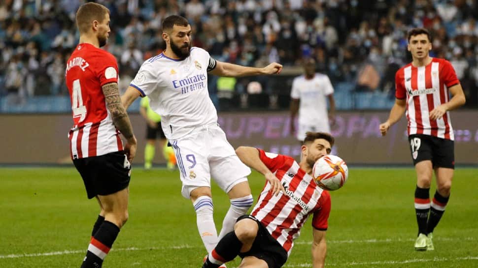 Karim Benzema and Luka Modric score as Real Madrid beat Athletic Bilbao to claim Super Cup title