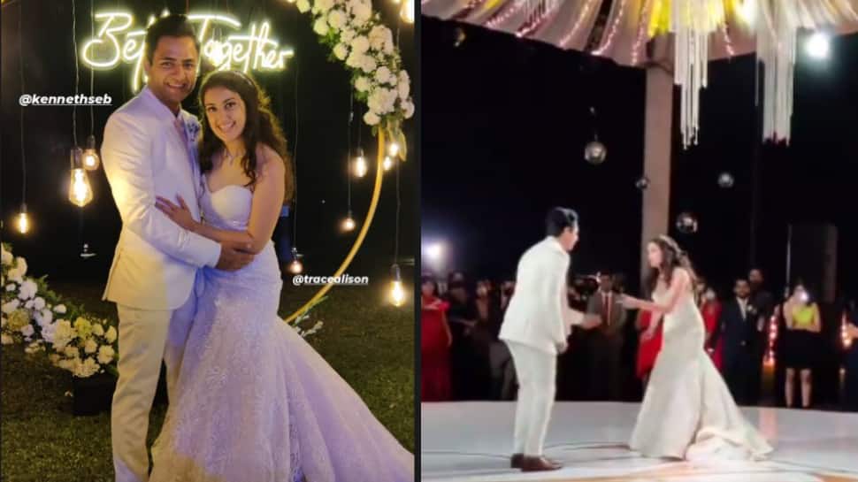 Comedian Kenny Sebastian gets married to Tracy Alison in a white wedding ceremony in Goa: PICS thumbnail