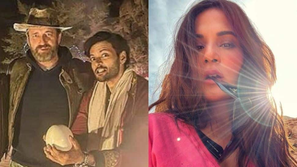 Ali Fazal shares quirky photos with Gerard Butler from &#039;Kandahar&#039; sets, Richa Chadha goes &#039;OMG&#039;