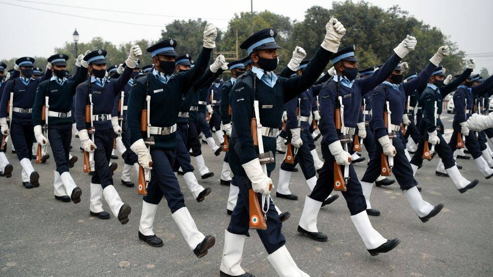 Airforce contingent preps for a spectacular show on Republic Day