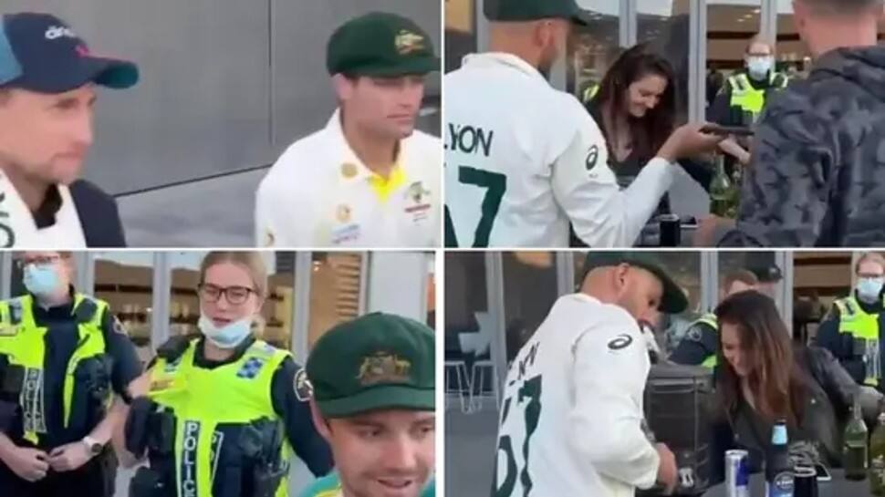 Australia and England cricketers KICKED OUT of hotel bar as police shut down post-Ashes booze party – WATCH