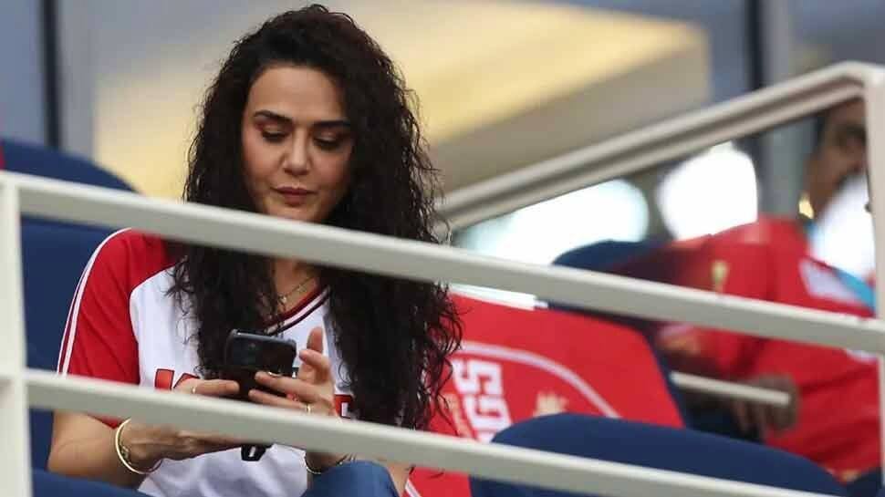 Bollywood star Preity Zinta is co-owner of Punjab Kings since the first year of IPL back in 2008. Punjab Kings, who started off as Kings XI Punjab, are yet to win IPL but will be hoping to change that trend in 2022. (Source: Twitter)