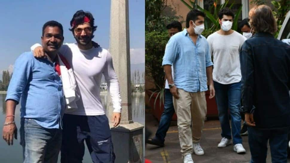 Varun Dhawan attends driver Manoj’s funeral- In PICS!