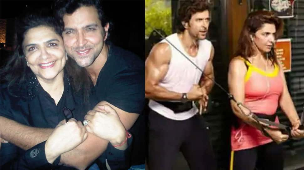 Hrithik Roshan&#039;s mother Pinky Roshan&#039;s intense workout at 68 is inspiring - Watch