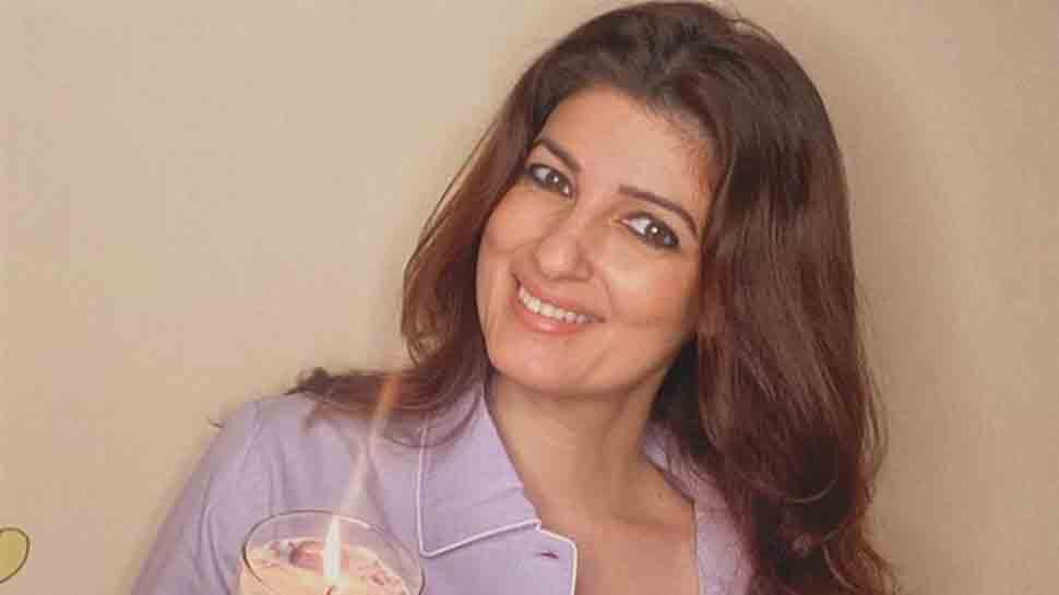 Twinkle Khanna sings &#039;mera dil bhi kitna pagal hai&#039; to a plate of laddoos: Watch funny video